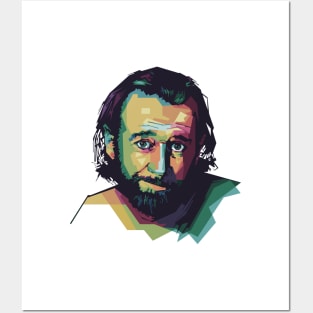 George Carlin Pop Art Posters and Art